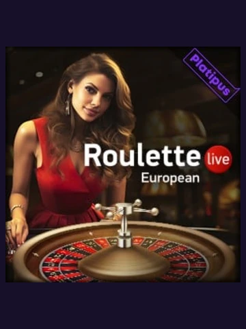 Table de roulette européenne en direct